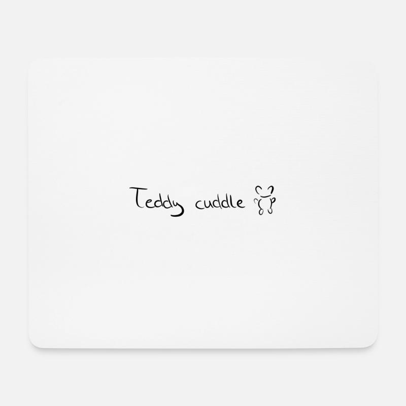Teddy Cidre - Mousepad (Querformat) - Weiß