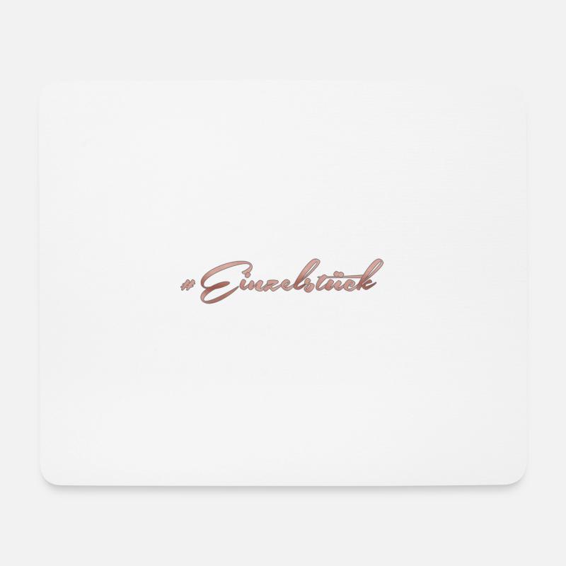 Einzelstück - Mousepad (Querformat) - Weiß