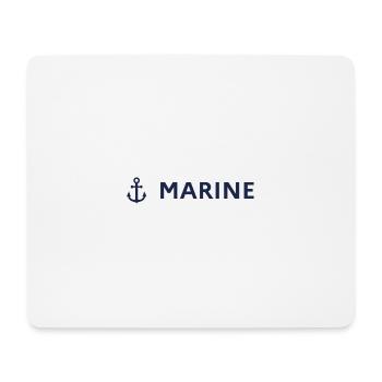 Navy Ink – Marine Style - Mouse Pad (horizontal) - white - Front