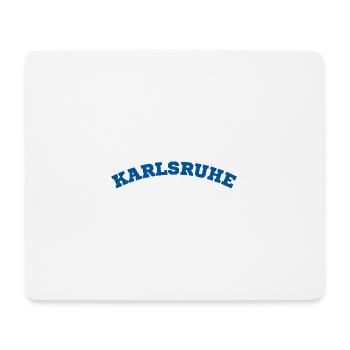 Karlsruhe - Mousepad (Querformat) - Weiß - Vorne