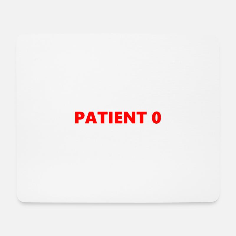 Patient 0 - Mousepad (Querformat) - Weiß