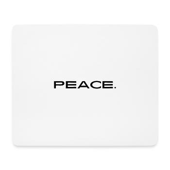 Peace I T-Shirt I Hoodie I Unisex - Mousepad (Querformat) - Weiß - Vorne