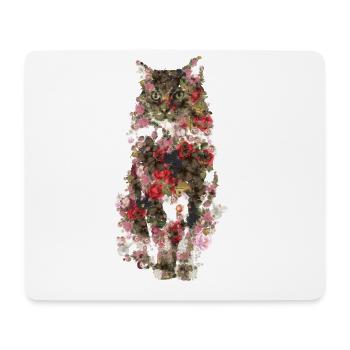 Kitty vintage kitty - Mouse Pad (horizontal) - white - Front