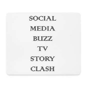 SOCIAL MEDIA - Tapis de souris (format paysage) - blanc - Devant