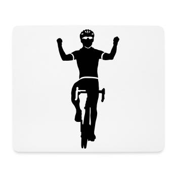 Rennrad - Mousepad (Querformat) - Weiß - Vorne