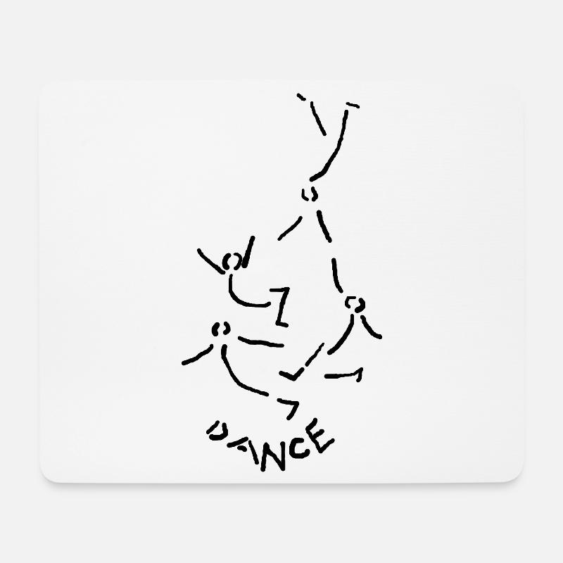 Dance Tanz tanzen - Mousepad (Querformat) - Weiß