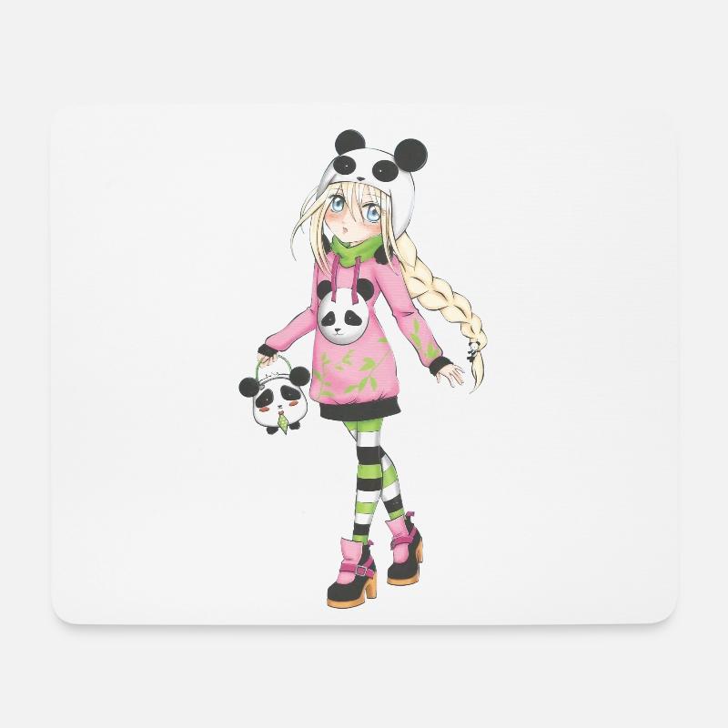 Manga - Mousepad (Querformat) - Weiß