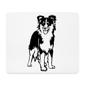 Australian Shepherd - Mouse Pad (horizontal) - white - Front
