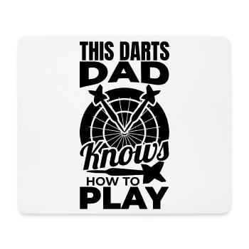 Darter Dad - Mouse Pad (horizontal) - white - Front