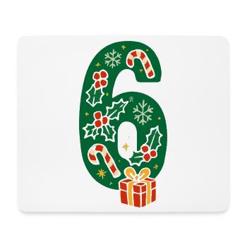 Fun 67 Number 6-7 6 7 Matching Christmas Six You - Mouse Pad (horizontal) - white - Front
