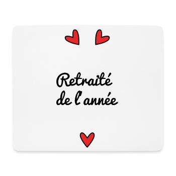 RENTE. PENSIONIERT. FROHEN RUHESTESTAND. JUBILÄUM. - Mousepad (Querformat) - Weiß - Vorne