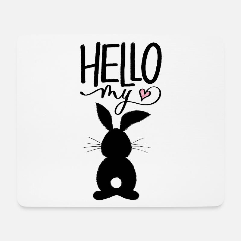 Honey Bunny. Love you, sweetheart. - Mousepad (Querformat) - Weiß
