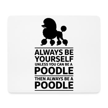 Poodle Sayings Dog Funny Poodle Gift - Mouse Pad (horizontal) - white - Front