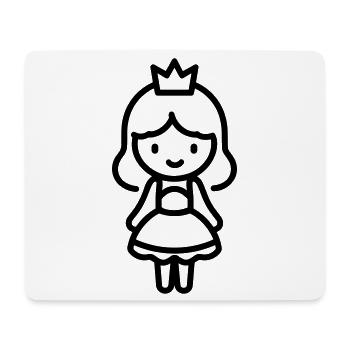 princess - Mouse Pad (horizontal) - white - Front