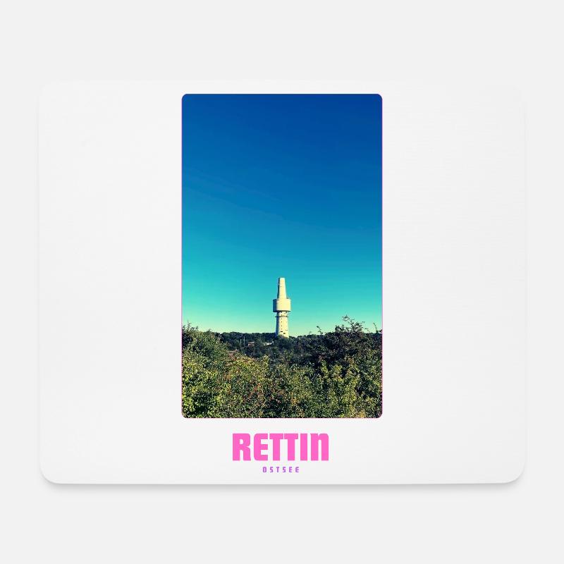 Rettin _Ostsee_Neustadt in Holstein - Mousepad (Querformat) - Weiß