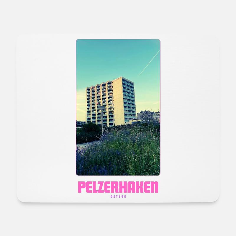 PELZERHAKEN _ OSTSEE _ NEUSTADT IN HOLSTEIN  - Mousepad (Querformat) - Weiß