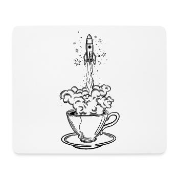 To the Moon and Back - Mousepad (Querformat) - Weiß - Vorne