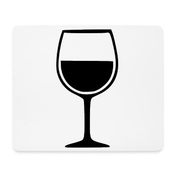 Wine Wine Glass Red Wine White Wine Gift - Mouse Pad (horizontal) - white - Front