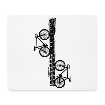 Radfahren Fahrrad Sport Radfahren Radfahrer - Mousepad (Querformat) - Weiß - Vorne