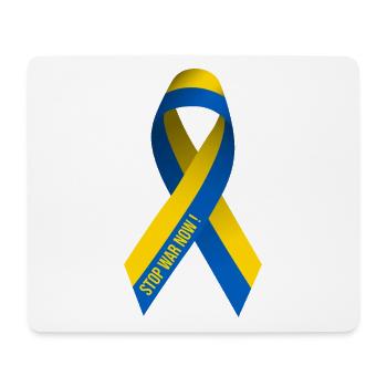 Stop War In Ukraine - Mouse Pad (horizontal) - white - Front