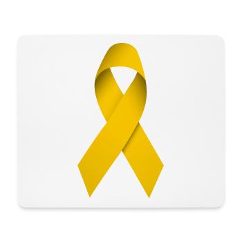 yellow ribbon - Mouse Pad (horizontal) - white - Front