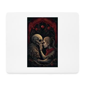 Un amour douloureux au-delà de la vie - Tapis de souris (format paysage) - blanc - Devant