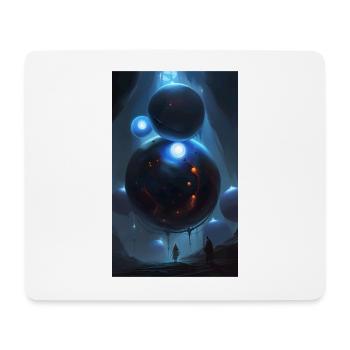 Ancient world of summoning magical geometry - Mouse Pad (horizontal) - white - Front