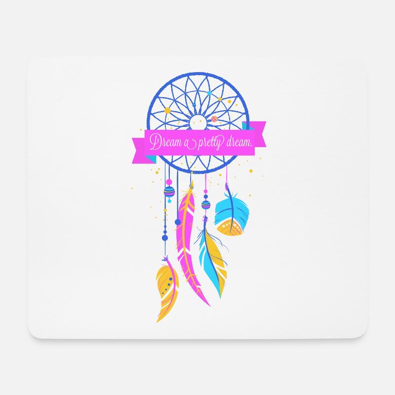 dream catcher - Mouse Pad (horizontal) - white