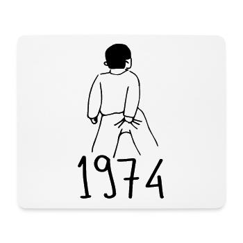 1974 Anniversaire 1974 - Tapis de souris (format paysage) - blanc - Devant