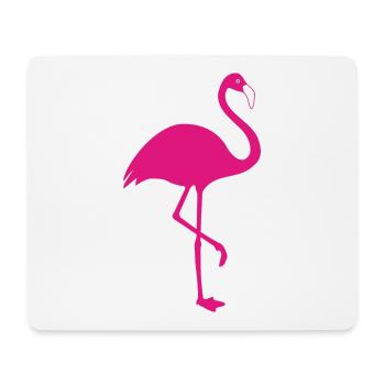 Flamingo pink Sommer Sonne Strand - Mousepad (Querformat) - Weiß - Vorne