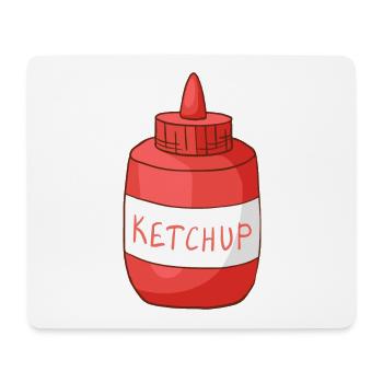 Ketchup - Mousepad (Querformat) - Weiß - Vorne