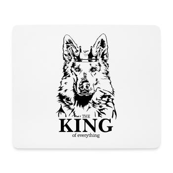 Berger Suisse Blanc Roi de tout - Tapis de souris (format paysage) - blanc - Devant