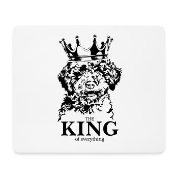 Lagotto Romagnolo Roi de tout Dire Chiens - Tapis de souris (format paysage) - blanc - Devant