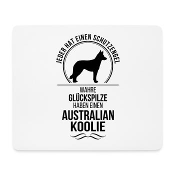 Australian Koolie Schutzengel Hunde Wilsigns - Mousepad (Querformat) - Weiß - Vorne