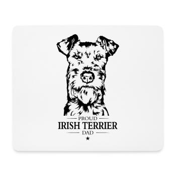 Irish Terrier Dad Dogs Dog Wilsigns - Mouse Pad (horizontal) - white - Front