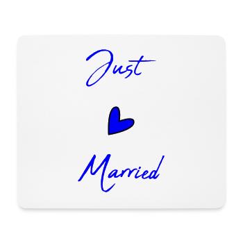 PAAR. GERADE VERHEIRATET. Junggesellinnenabschied. VALENTINSTAG. LIEBE. - Mousepad (Querformat) - Weiß - Vorne
