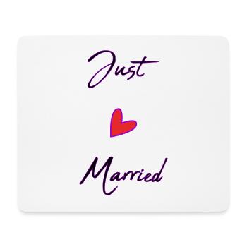 LIEBE. HERZ. PAPA. MAMA. Junggesellinnenabschied. BEBE. KIND. HERZ - Mousepad (Querformat) - Weiß - Vorne
