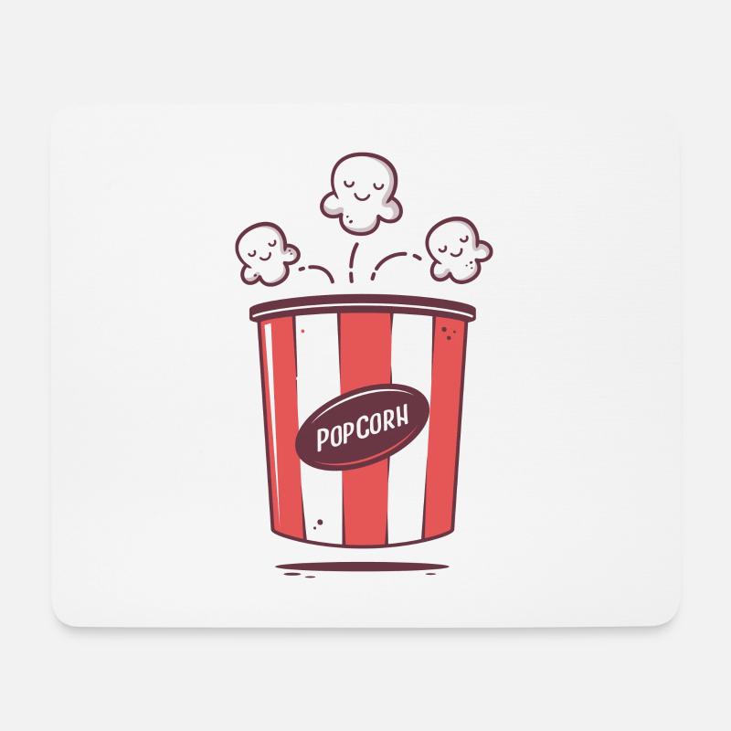 PopCorn - Mouse Pad (horizontal) - white
