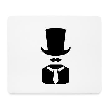Mister - Mousepad (Querformat) - Weiß - Vorne