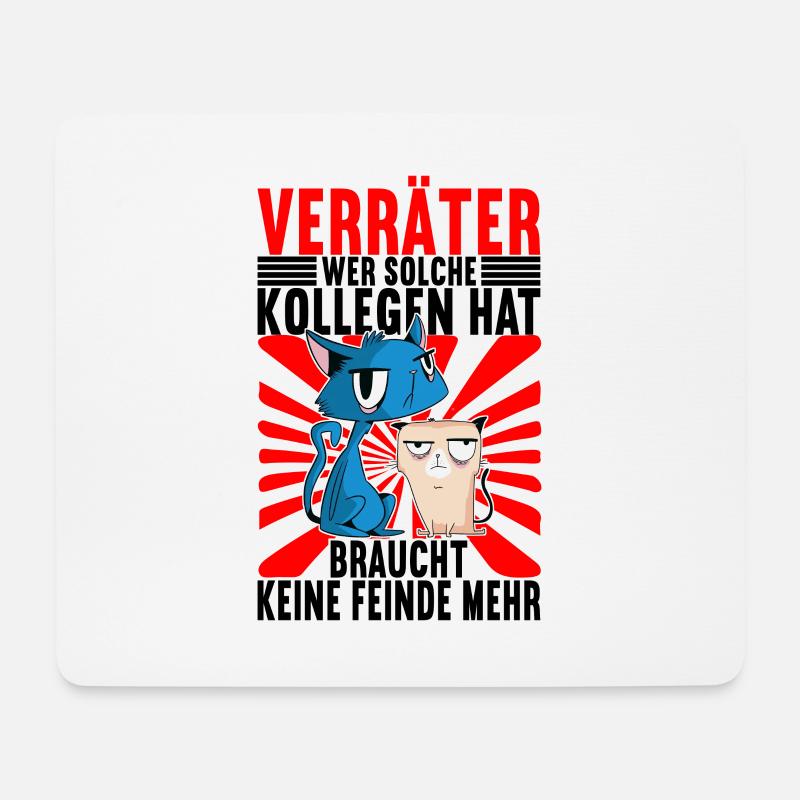 Abschiedsgeschenk Jobwechsel Kollege - Mousepad (Querformat) - Weiß