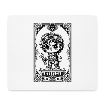 Artificer RPG Tarot Card Chibi - Tapis de souris (format paysage) - blanc - Devant
