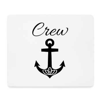 Crew Mitglied - Team Logo - Mousepad (Querformat) - Weiß - Vorne