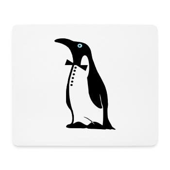 Penguin motif - Mouse Pad (horizontal) - white - Front