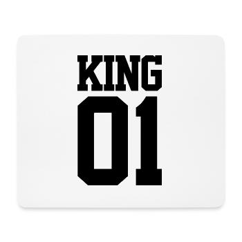 King 01 - Mouse Pad (horizontal) - white - Front