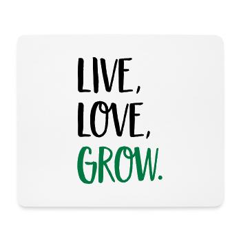 Garten - Mousepad (Querformat) - Weiß - Vorne