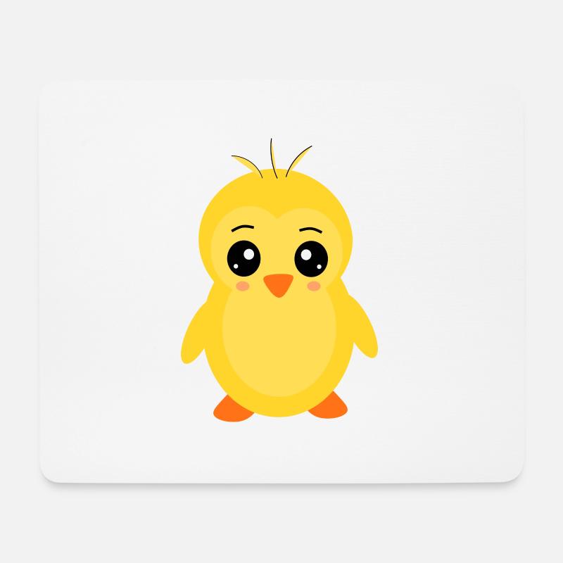 Kawaii Chibi Kawaii Ente Kawaii Manga - Mousepad (Querformat) - Weiß