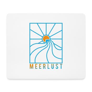 Mehr Lust auf Meer - Mousepad (Querformat) - Weiß - Vorne