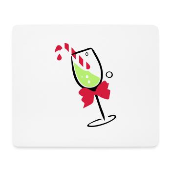 Christmas drink - Mouse Pad (horizontal) - white - Front