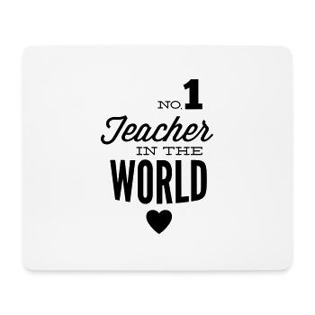 Best teachers in the world - Mouse Pad (horizontal) - white - Front
