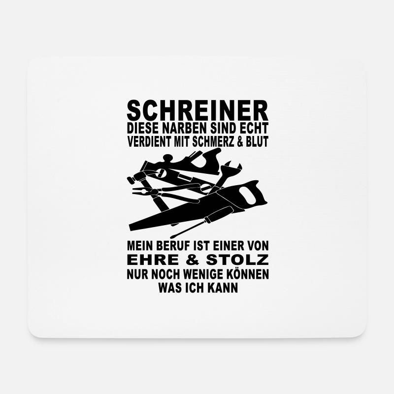 schreiner - Mousepad (Querformat) - Weiß